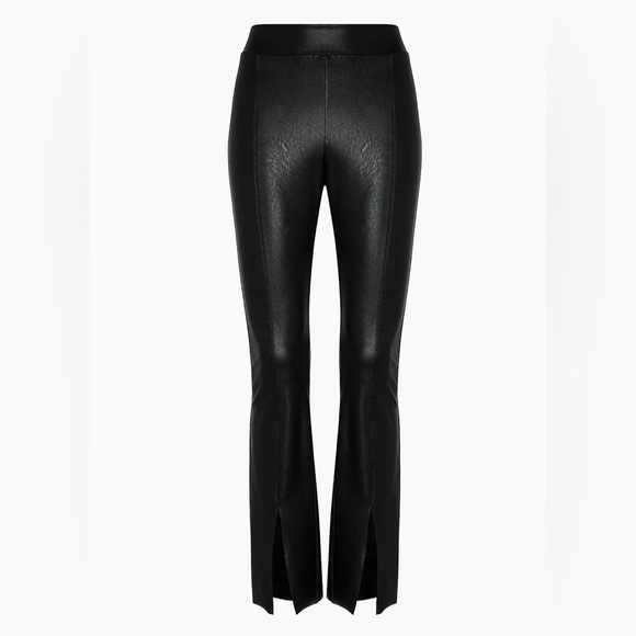 Commando Black Split Front Pants - Picture 1 of 4